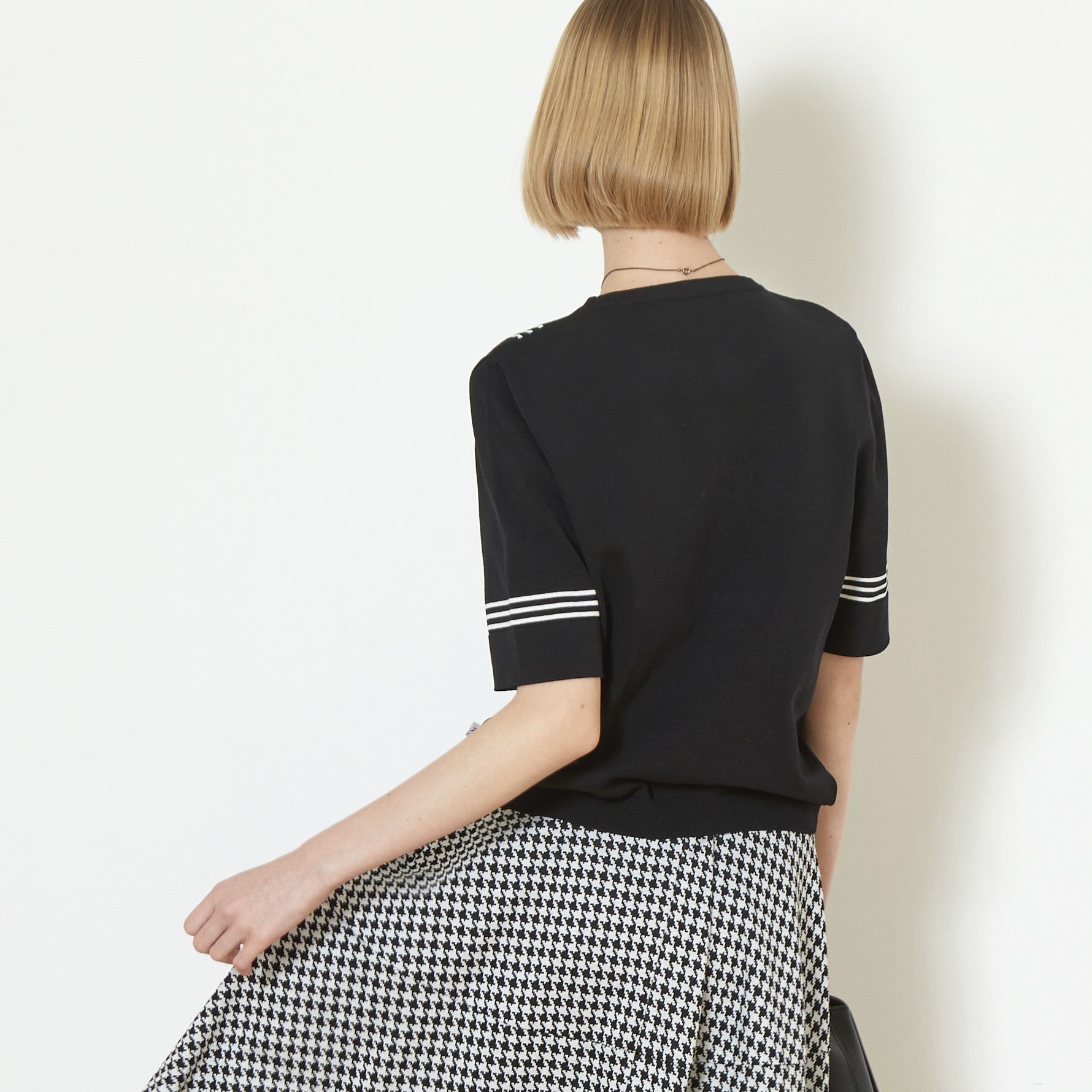 DiDi Guranjie インターシャ ラインニット（ブラック） | DiDi Guranjie