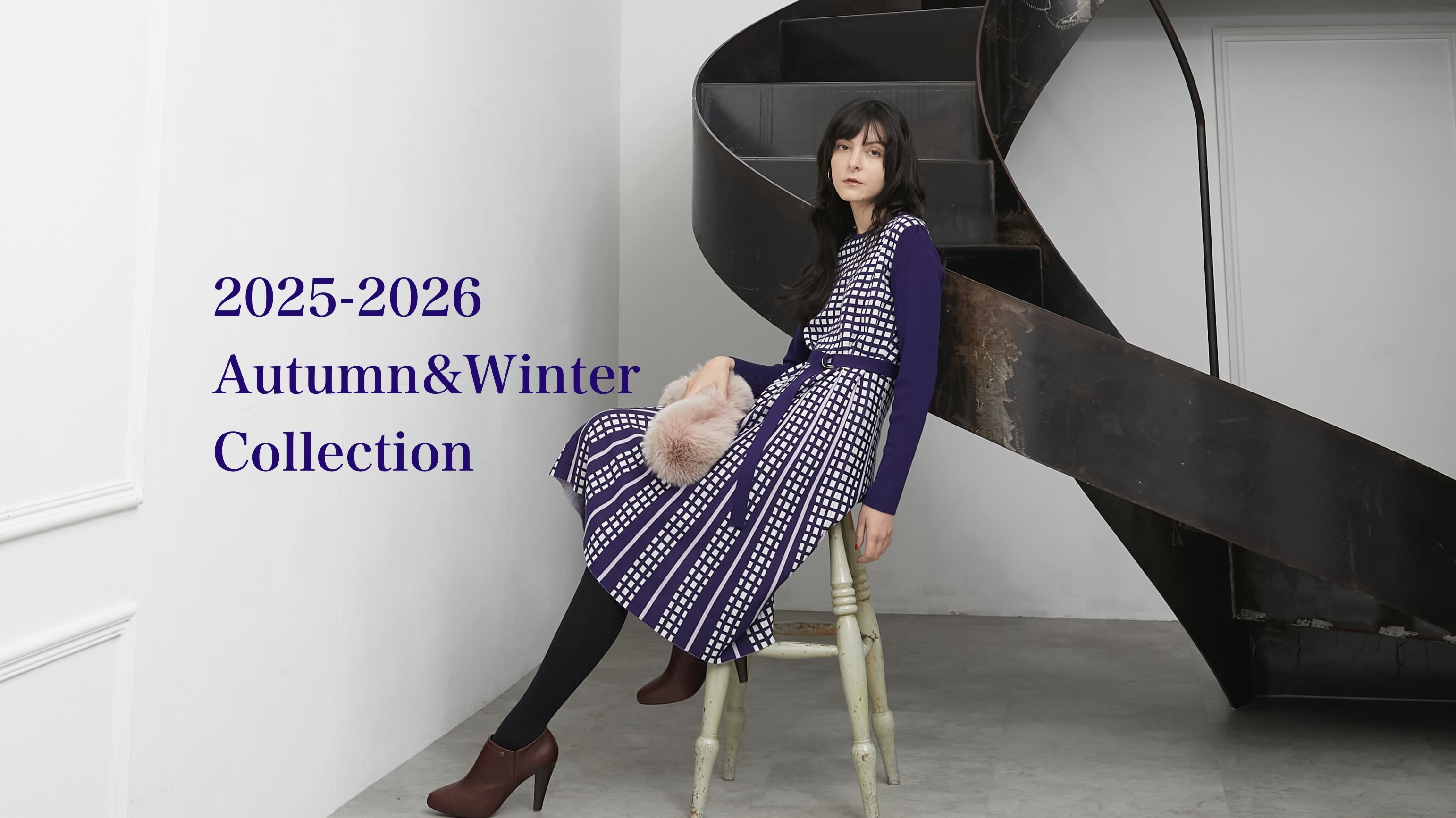 DiDi Guranjie ディディ　グランジェ　配色ライン　ツイードニット38 DiDi Guranjie （ディディ・グランジェ）