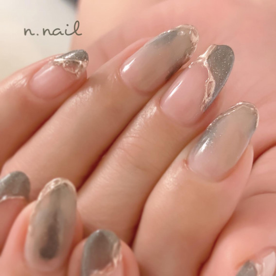 ハンドフットお揃いの秋ネイル N Nail