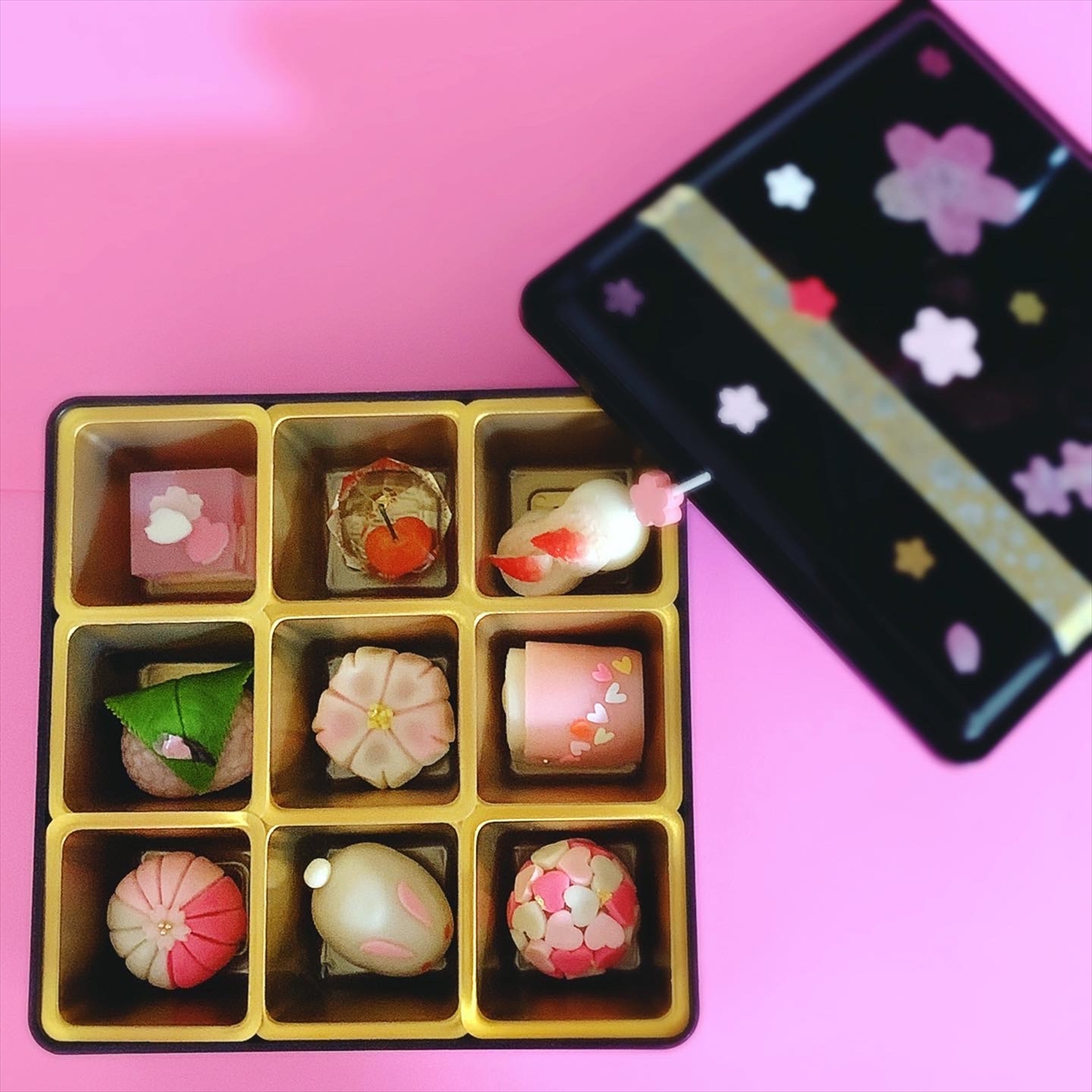 粘土細工わらび餅フェイク和菓子