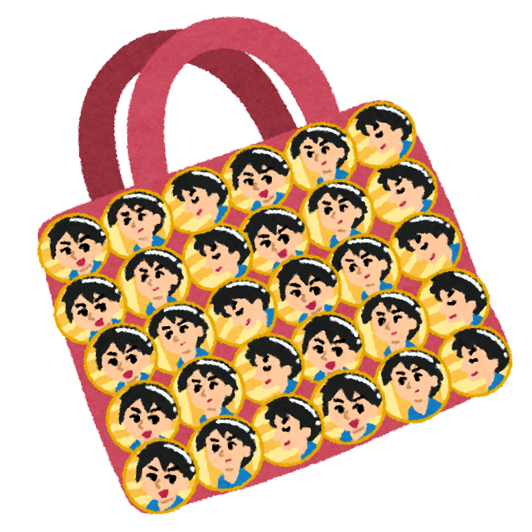 ジョーカーの痛バを作る 見上げれば贅肉