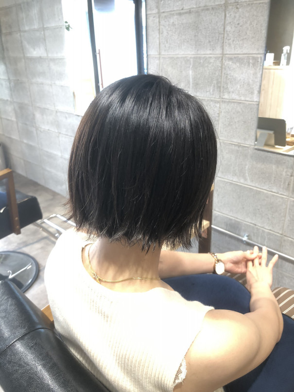 切りっぱなしショートボブ 奈良市 美容室 奈良市 大和西大寺 美容室 Salon Sof Official Blog