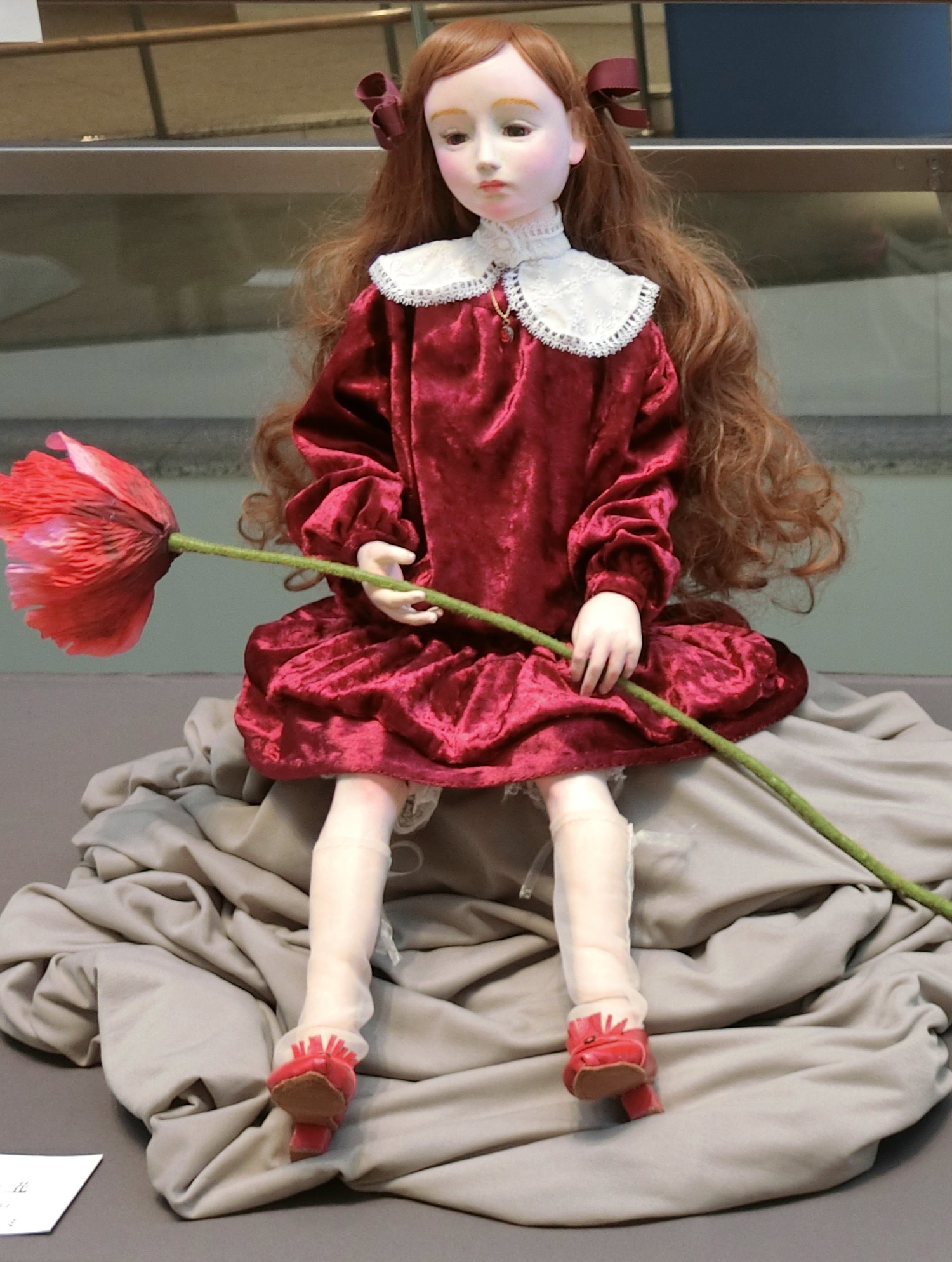 第2回 My・クリエイティブドール展」赤い靴の女の子部門作品2 | ミワドール