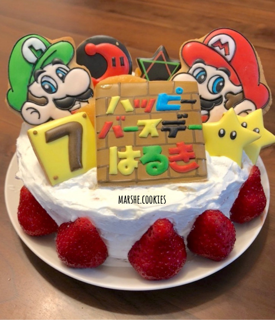 スーパーマリオクッキーデコレーションpic Marshe Cookies ﾏﾙｼｪｸｯｷ ｽﾞ