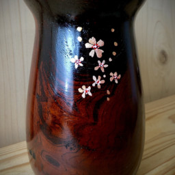 欅の花立 | 市竹工房