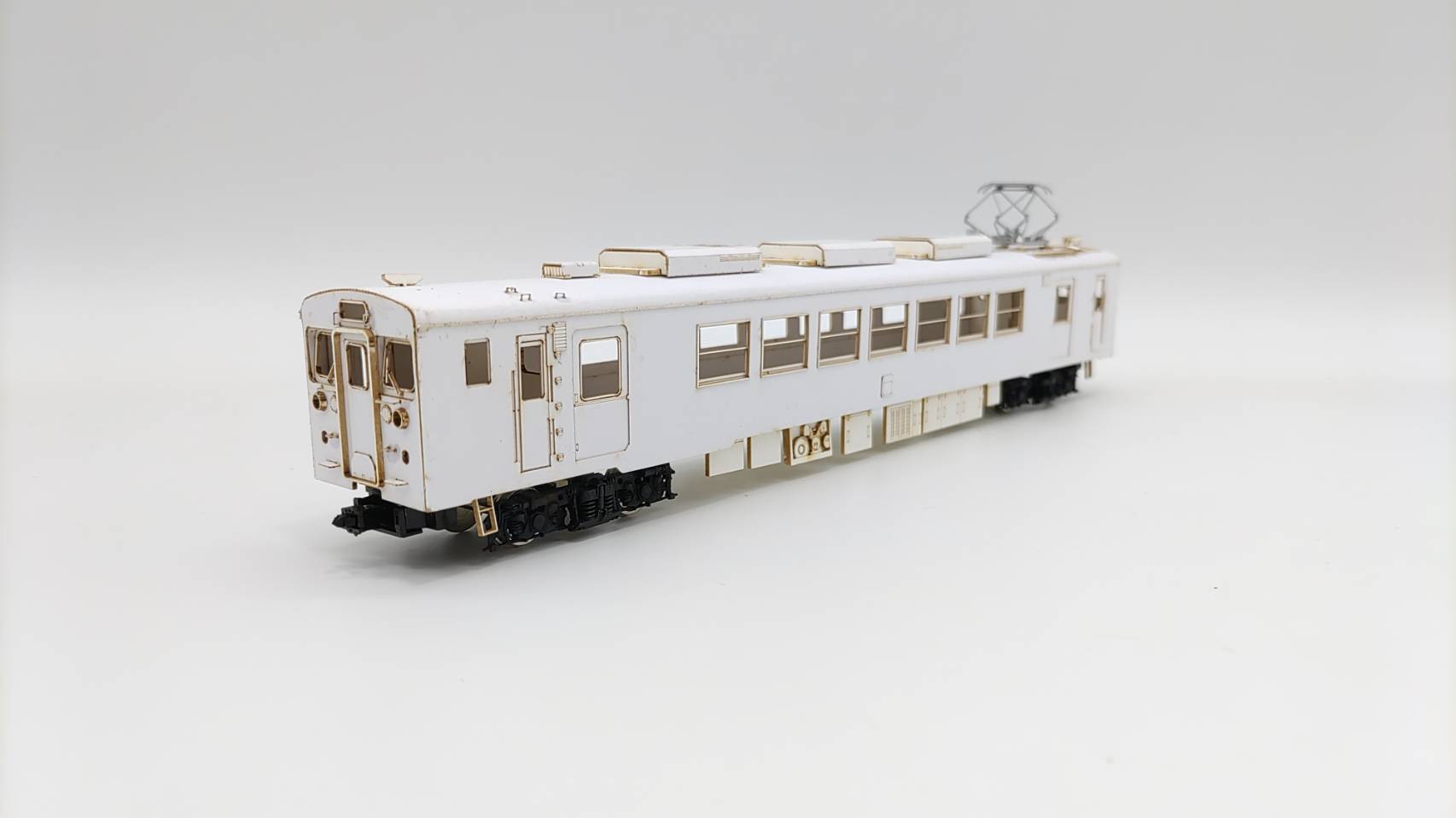 １／８０ モデルワーククモハ１２NikkoModelＤＴ－１１台車付 1/80 クモハ123 5145 | 甲府モデル 鉄道模型ペーパーキット