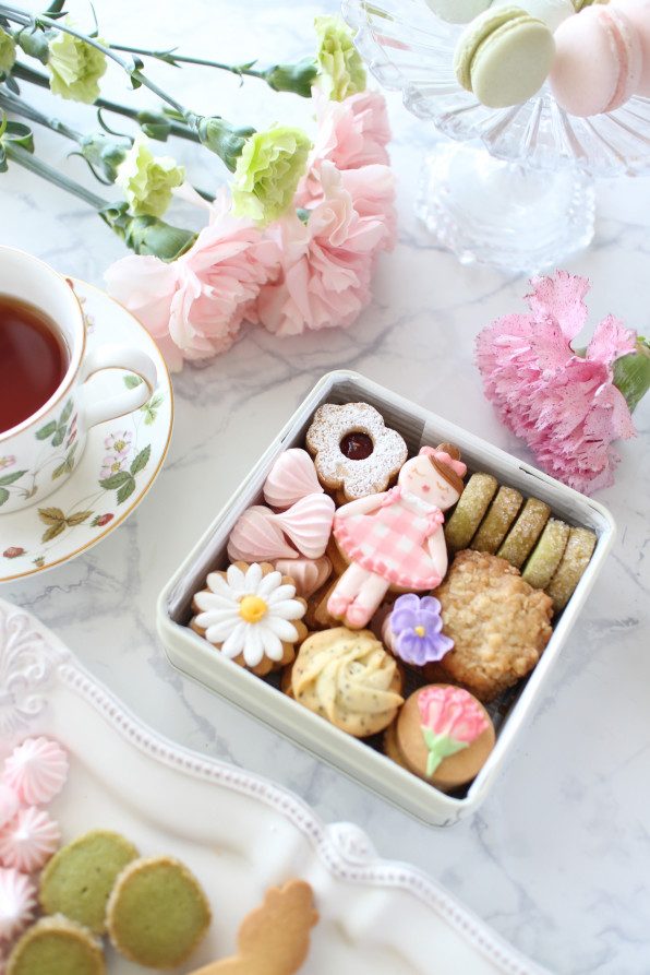 母の日クッキー缶予約ページ Mon Sucre Party Sweets Design