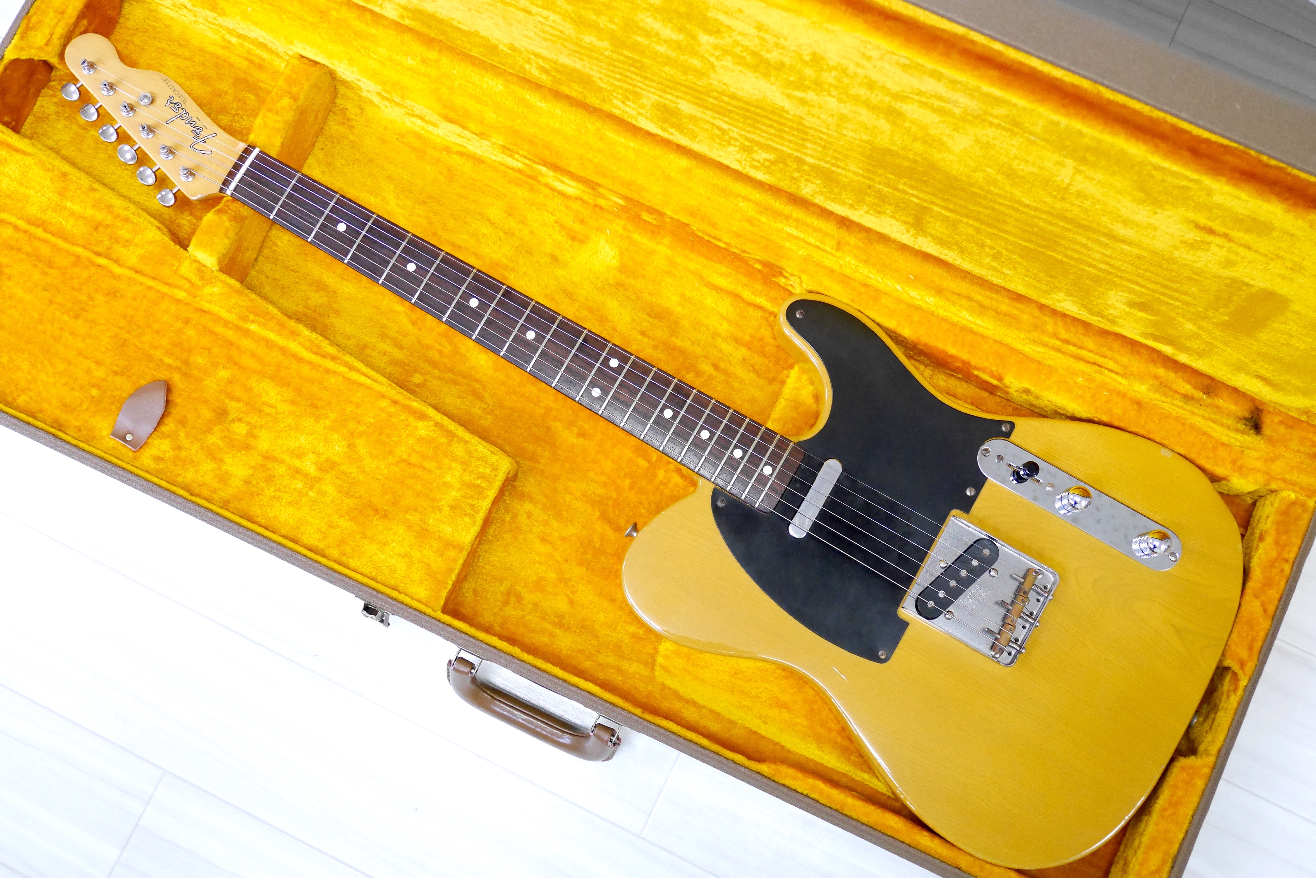 定番人気2024Fender Japan TL52-65SPL フェンダー エレキギター シリアルNo.H010206 ナチュラル系★現状品 フェンダー