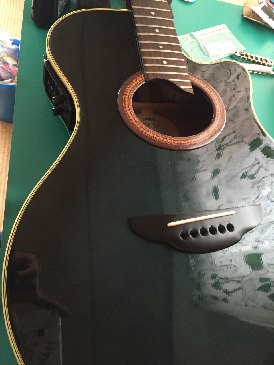 YAMAHA APX-6A オーバーホール | Guitar Shop FOOLS GOLD