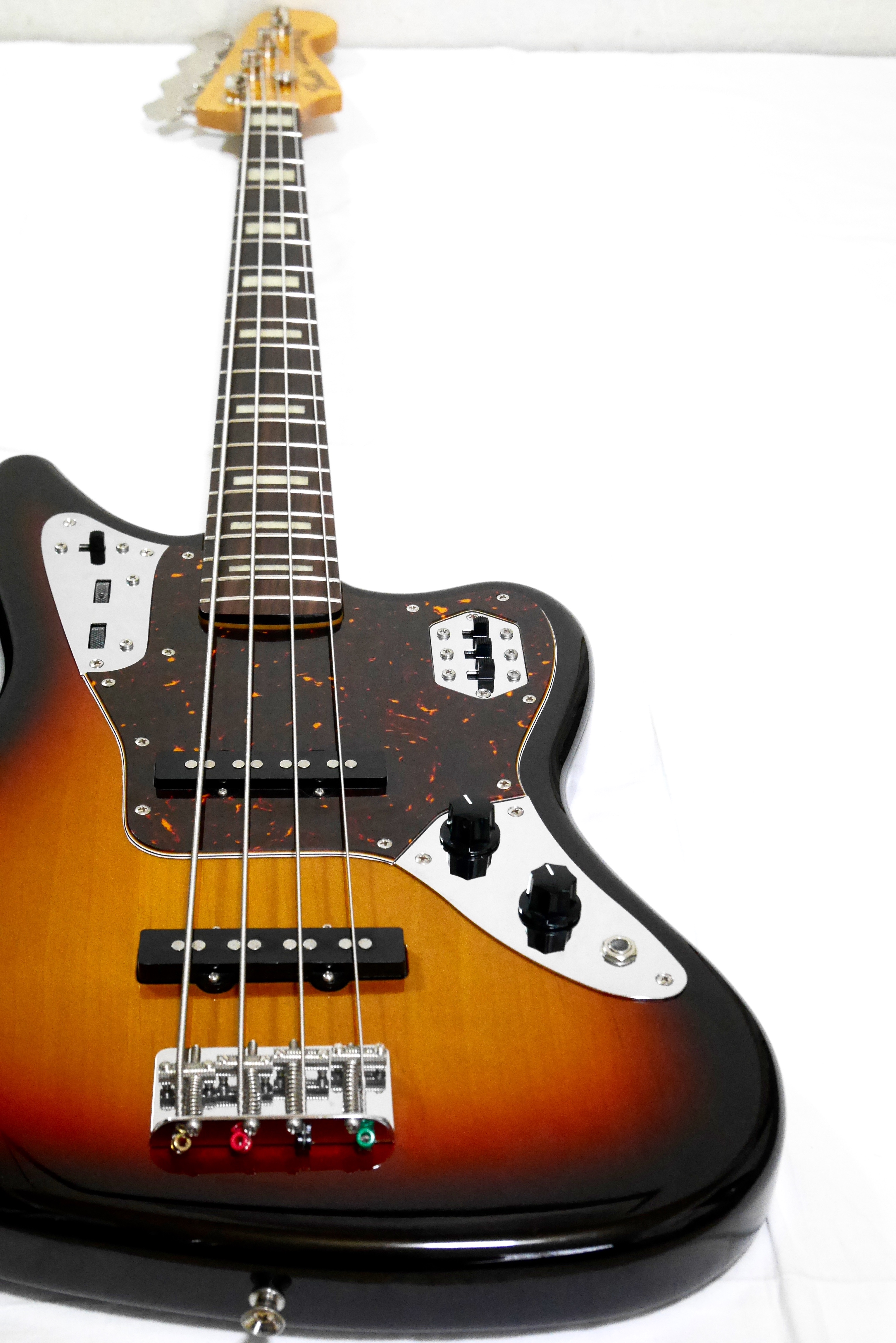 【定番人気安い】★Fender Japan JAGUAR BASS★ JAB-97EQ フェンダー ジャガーベース アクティブ パッシブ ギグバッグ 生産終了品 中古良品 フェンダー