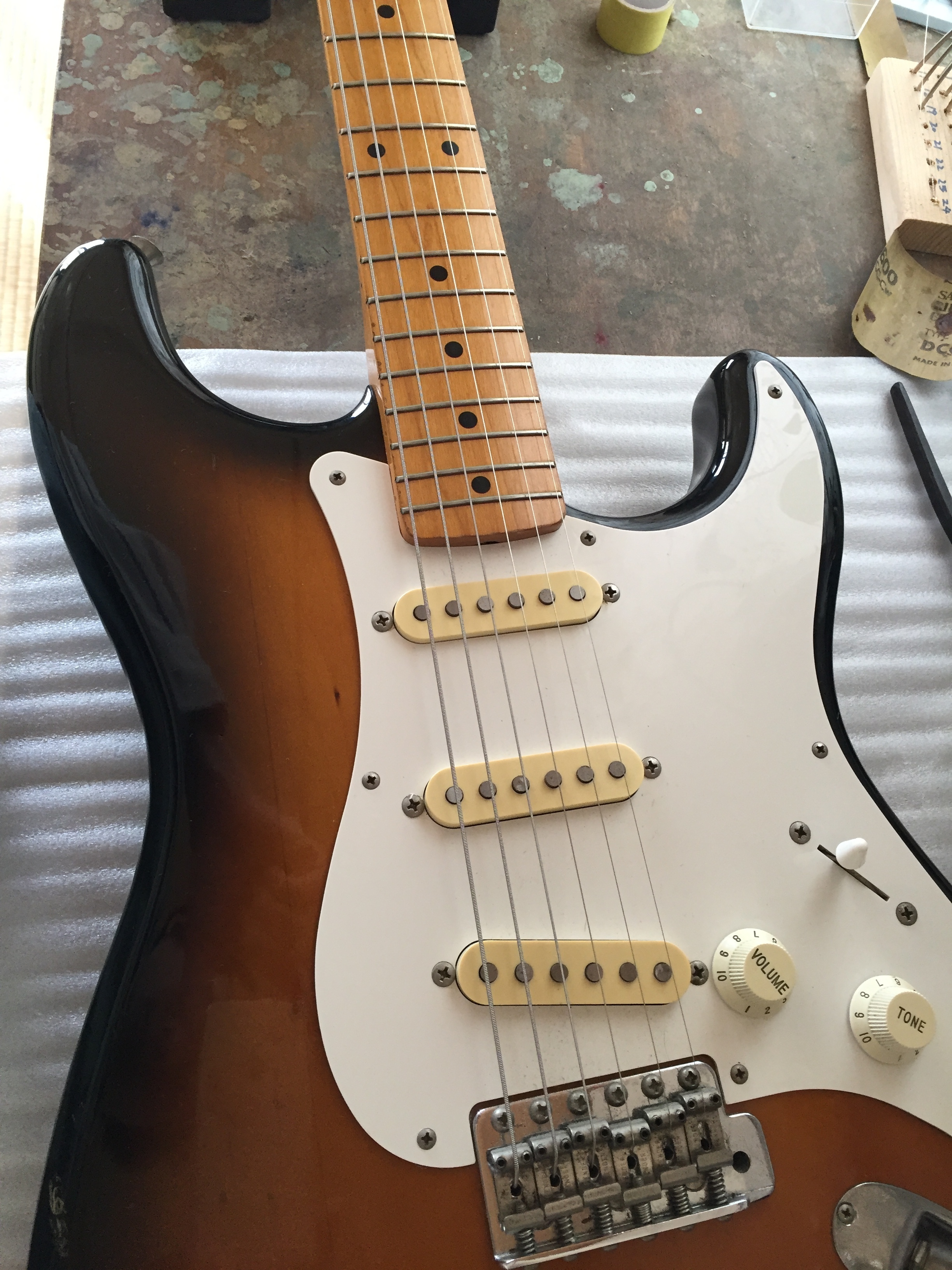 K様 Fender Japan Stratocaster フレット&ナット交換 | Guitar Shop