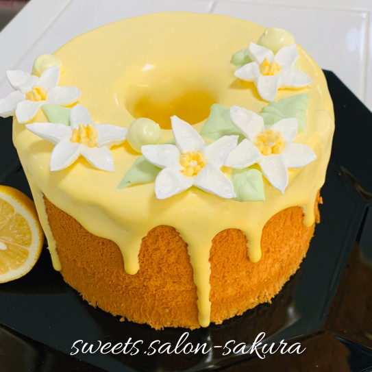 瀬戸内レモン のシフォンケーキ Sweets Salon 桜