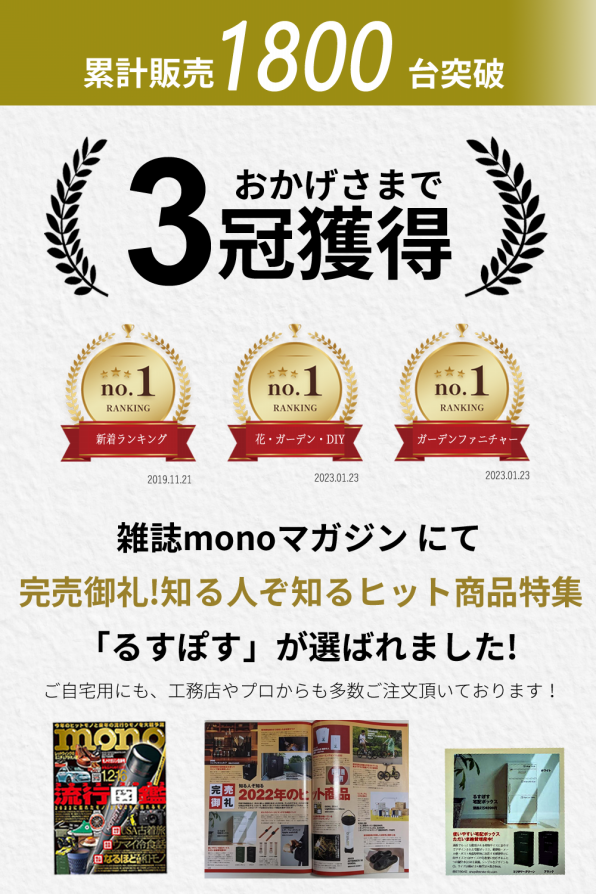 るすぽす』3段タイプ宅配ボックス | 合同会社STROKE