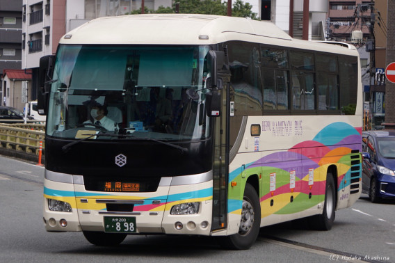 今日の交通 亀の井バス 福岡 別府線 とよのくに号 Tabibo