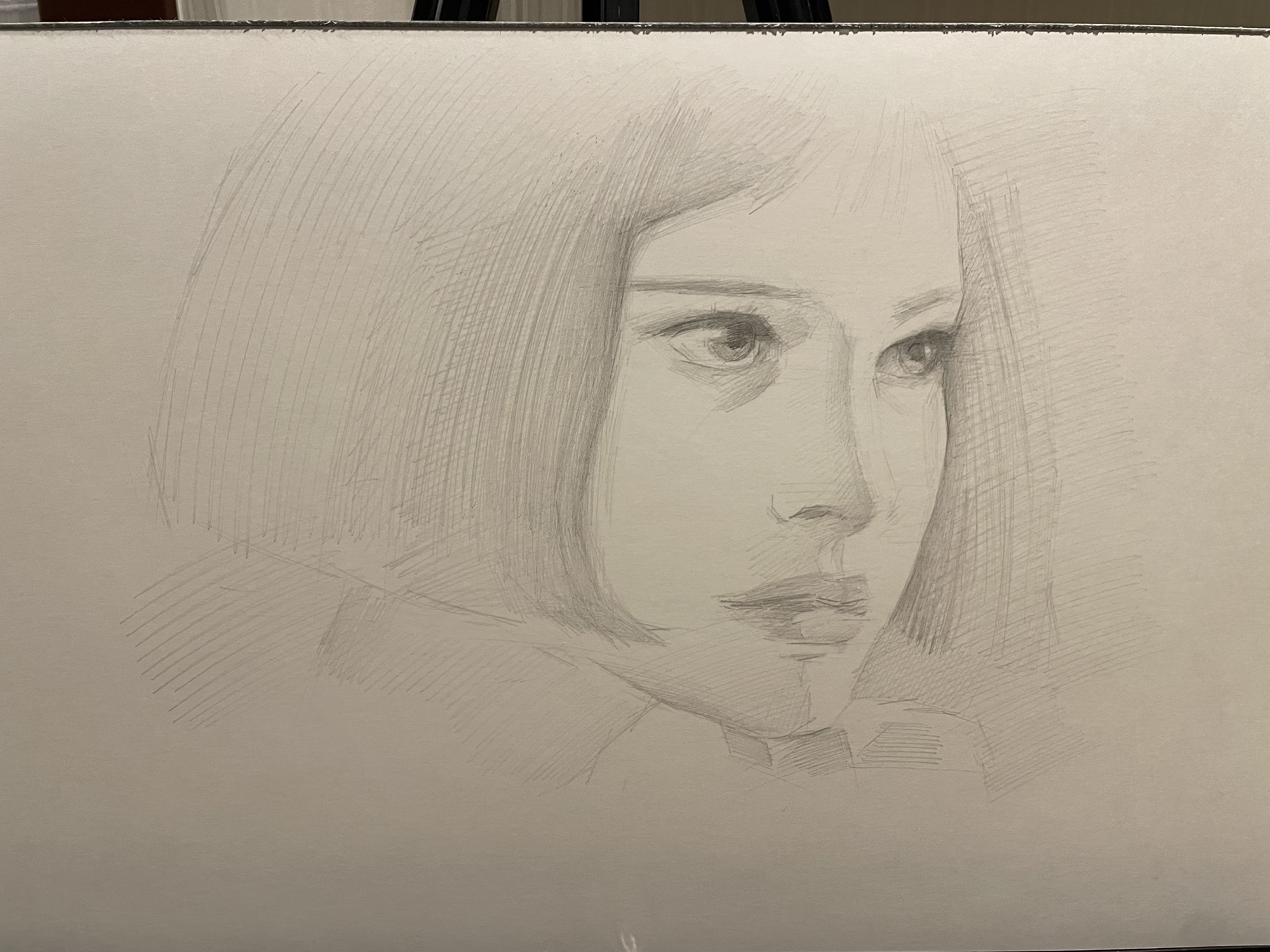#インテリア#美術品#デッサン#絵画 高1・2スタンダードコース 昼間部です☀️ 今日は石膏デッサンで