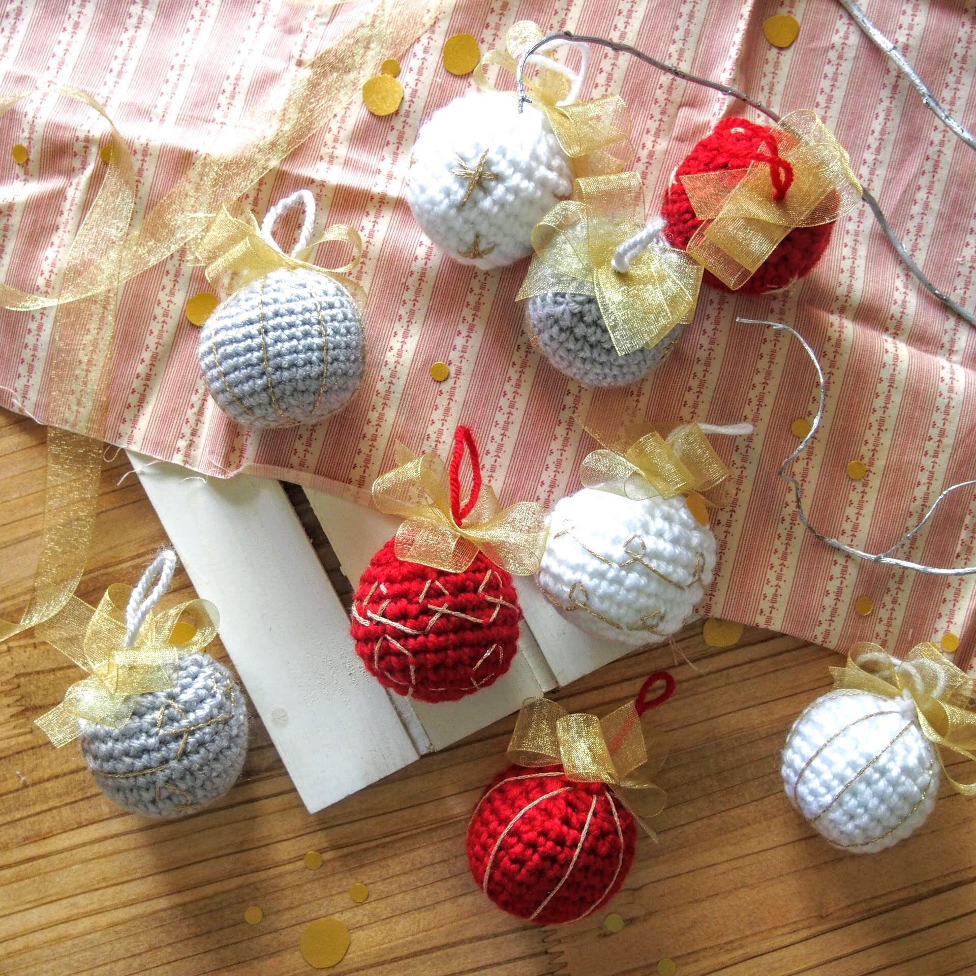 クリスマスニットオーナメントアソート クリスマスニットオーナメントアソート | pages*handmade