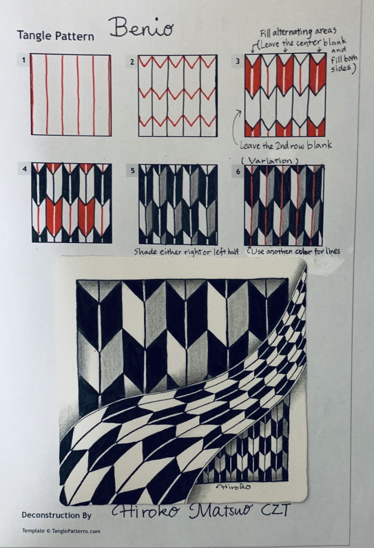 My New タングル Benio ひろこ S Lovely ゼンタングル