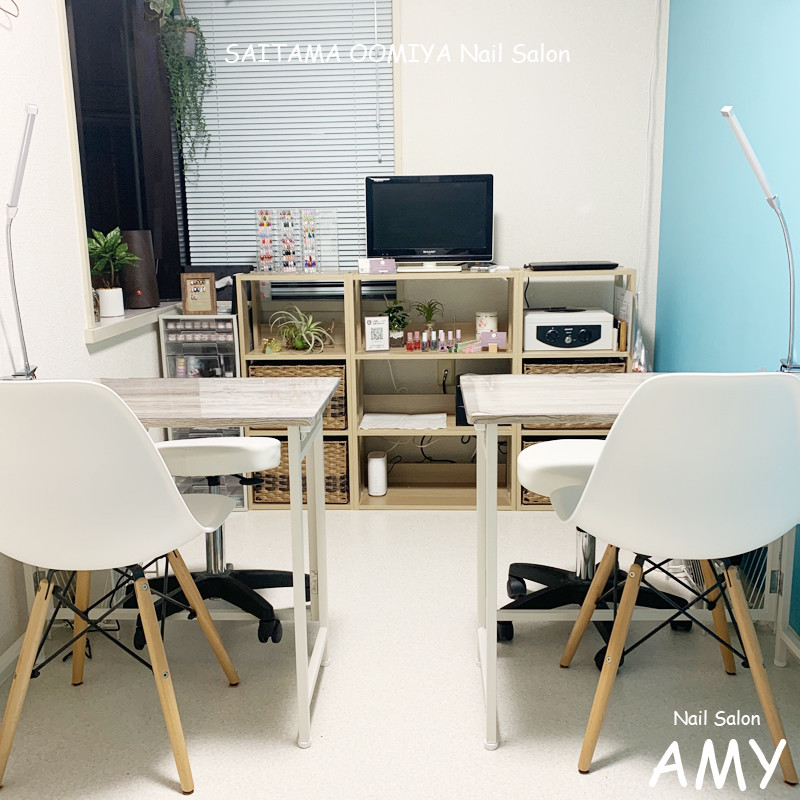 サロン詳細に内装写真を掲載しました Nail Salon Amy 大宮店