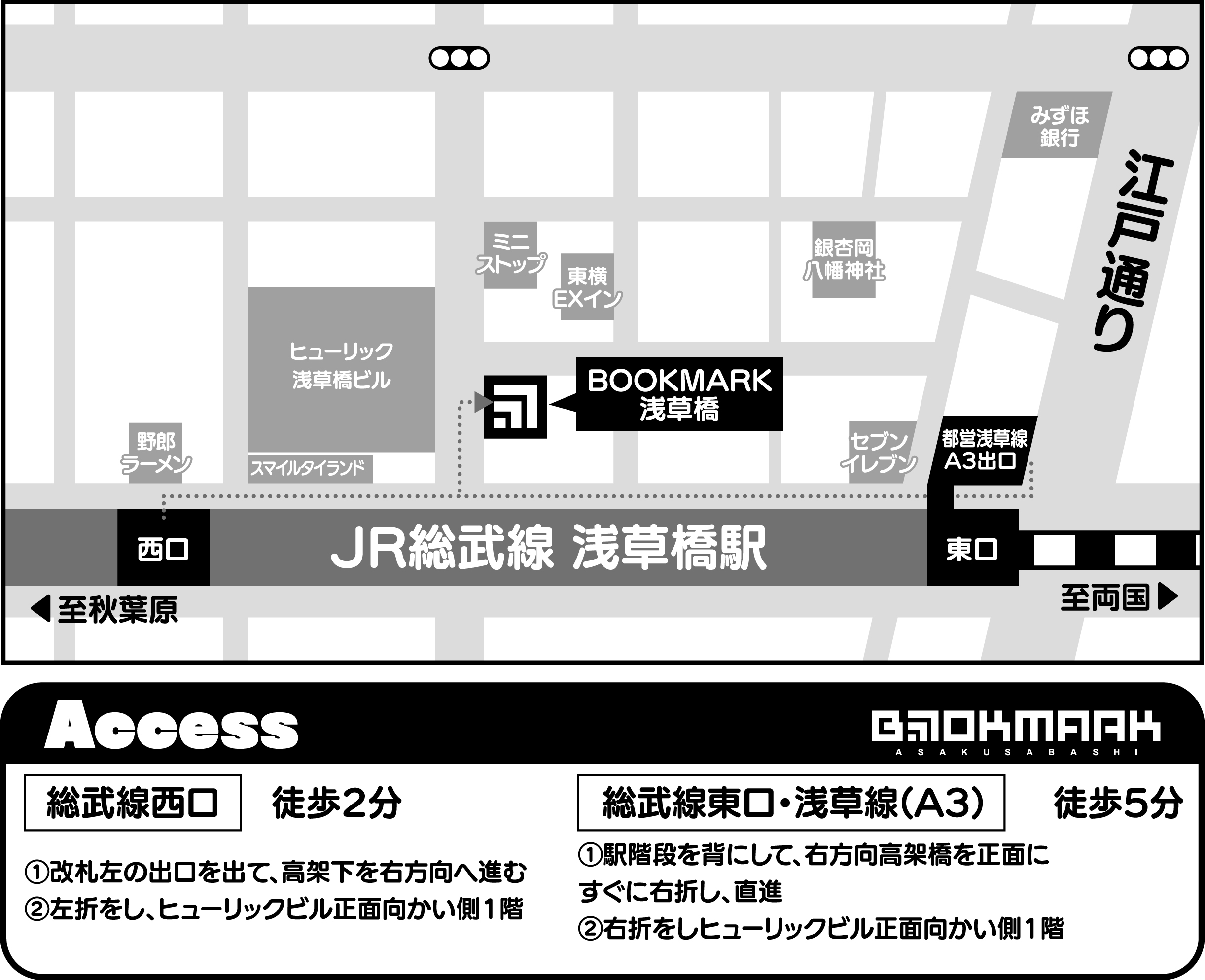 Map Bookmark Asakusabashi