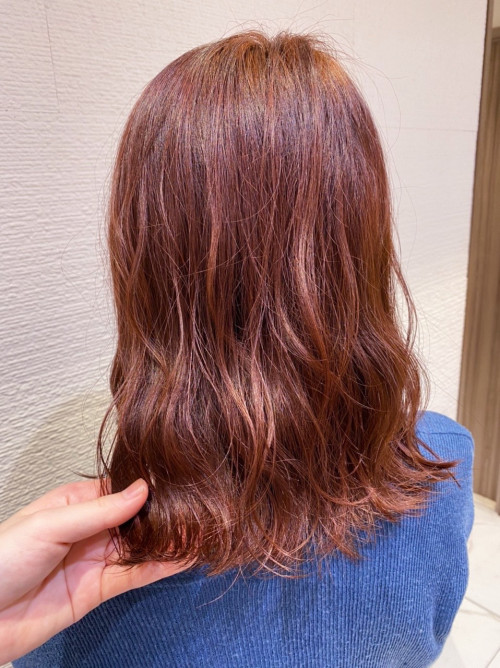 ブリーチなし ピンクブラウン Ash 三鷹店 ブログ
