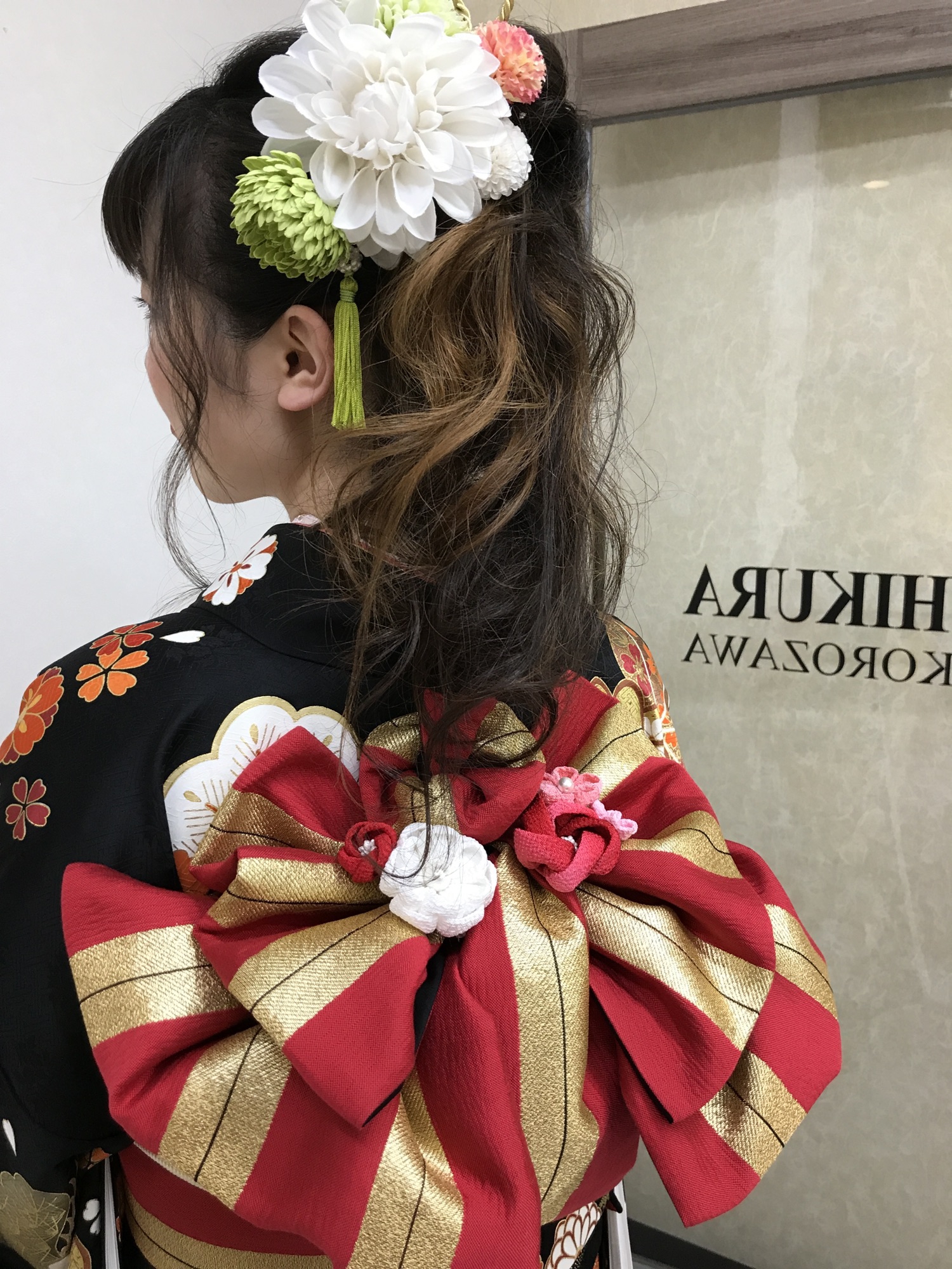 成人式  帯飾り フリル レース 帯揚げ 帯飾り パール シフォン 成人式 振袖 着物 和装