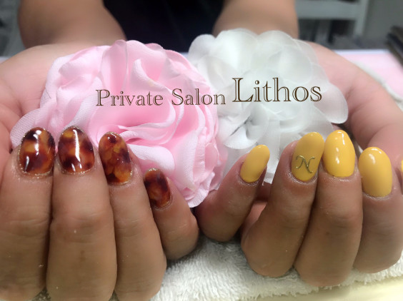 秋から冬に人気なべっ甲ネイル Privetesalon Lithosnail 秋から冬に人気なべっ甲ネイル Privetesalon Lithosnail