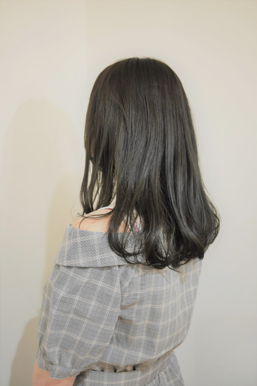 黒髪風のおしゃれな暗髪カラー 美容室 Ash 京王八王子店 ブログ