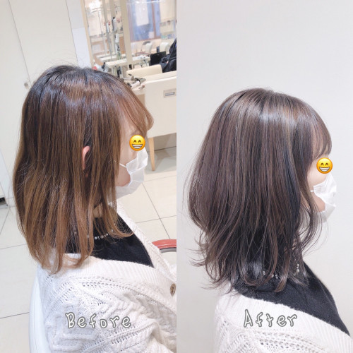 コントラストが可愛いヘアカラー 美容室 Ash 分倍河原店 ブログ