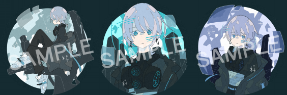 Sou様 1st Ep Utopia の特典グッズデザインを担当させて頂きました Haる Illustration