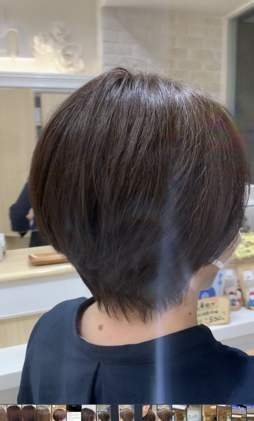 明るい白髪染めのショートが素敵 美容室 Ash 成瀬店 ブログ 明るい白髪染めのショートが素敵 美容室 Ash 成瀬店 ブログ