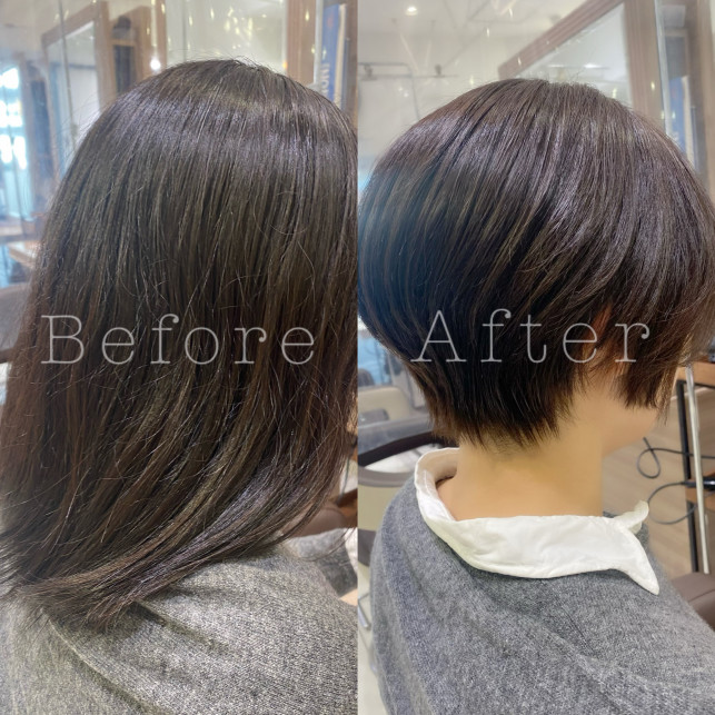 セミロングからショートボブに Ash 笹塚店 ブログ