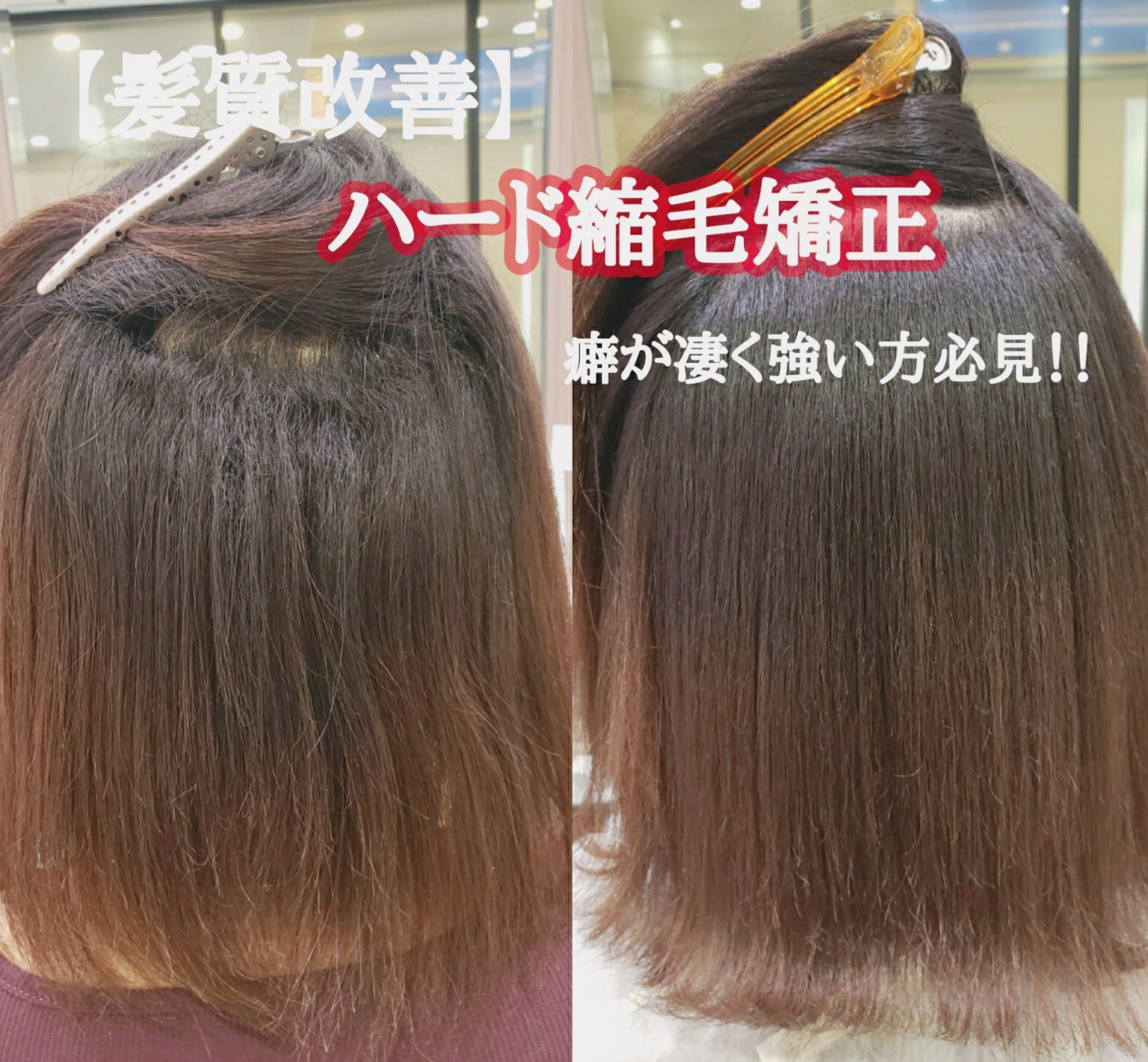 髪質改善 癖が凄く強い方向けハード縮毛矯正 Ash 笹塚店 ブログ