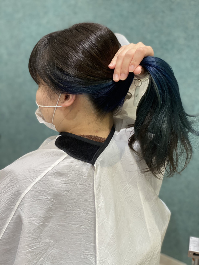インナーカラーのお客様増えてます Ash 菊名店 ブログ