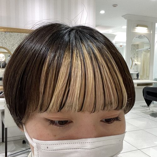前髪短めフェイスフレーミング 美容室 Ash 石神井公園店 ブログ