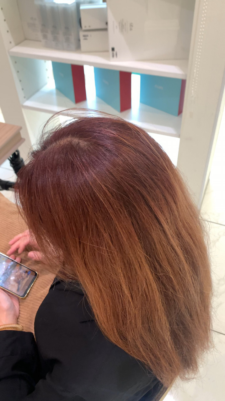 プリン知らずの放置髪 逆バレイヤージュで脱白髪染め Ash 戸田公園店 ブログ