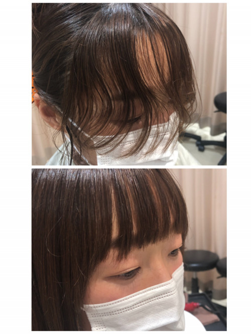 前髪縮毛矯正 Before After Ash 日吉店 ブログ 前髪縮毛矯正 Before After Ash 日吉店 ブログ