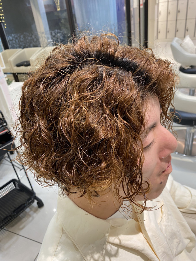 強め メンズスパイラルパーマ Ash 西荻窪店 ブログ