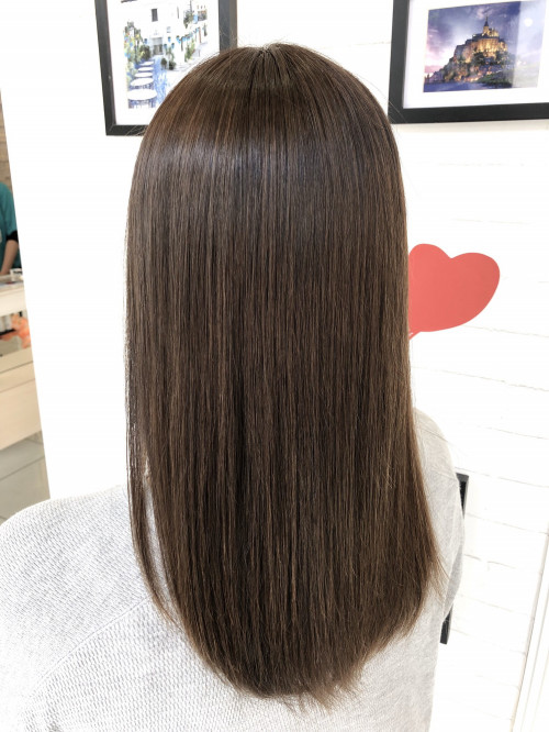 プレミアム縮毛矯正 圧倒的な艶髪 しなやかな髪質へ 髪質改善 Ash 小岩店 ブログ