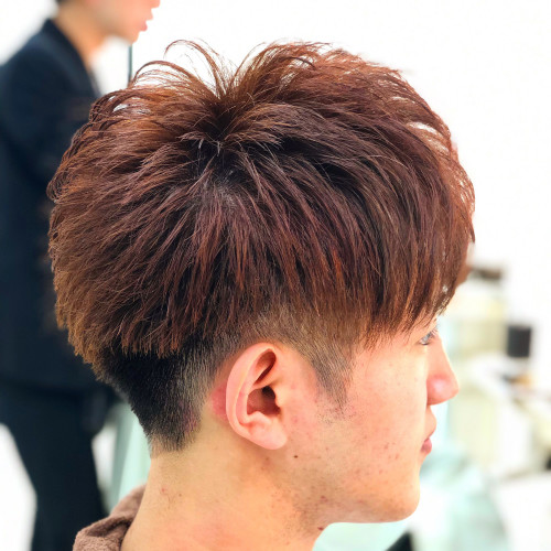 春は暖色 刈り上げで爽やかヘアーに Ash 小岩店 ブログ