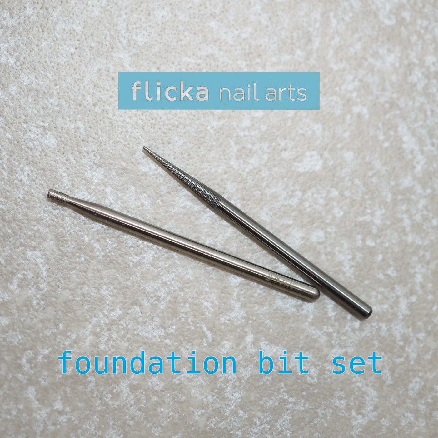 new プロデュースアイテム foundation bit set | flicka nail arts