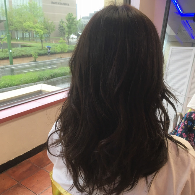 ヘアスタイル 透ける暗髪マットアッシュ 荒 貴俊 は美容師かもしれない Of 苫小牧美容室spark