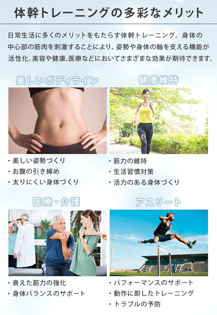 体幹トレーニング体験者 続々と増えています 21 体幹トレーニング体験者 続々と増えています 21