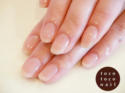 Naturalベージュ ジェルネイル Tocotoco Nail