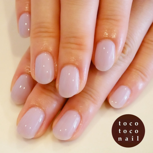 大人パープル ジェルネイル Tocotoco Nail