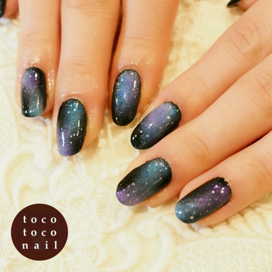 ギャラクシー ジェルネイル Tocotoco Nail