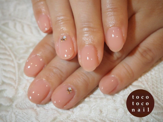 オフィスでもok ジェルネイル Tocotoco Nail