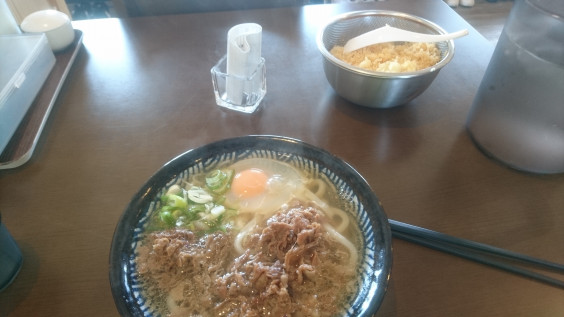 一角 うどん 柳川