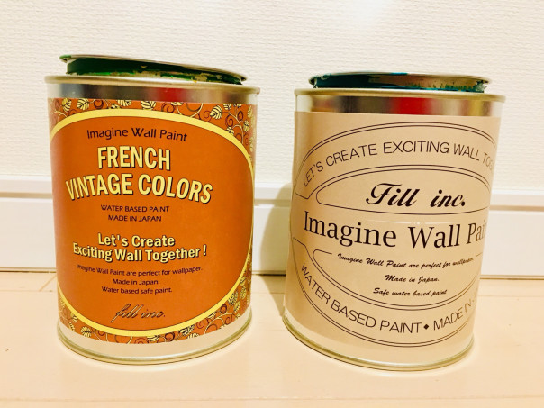 天井ペンキ塗り2 葉っぱを描く 第12回リフォーム選手権 Atelier Mana Season1