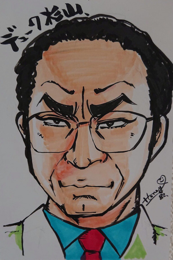 ゴルゴ13風にして下さい 似顔絵屋honeyさんがcafe Bettyにやって来る いらっしゃいませ Cafe Bettyです