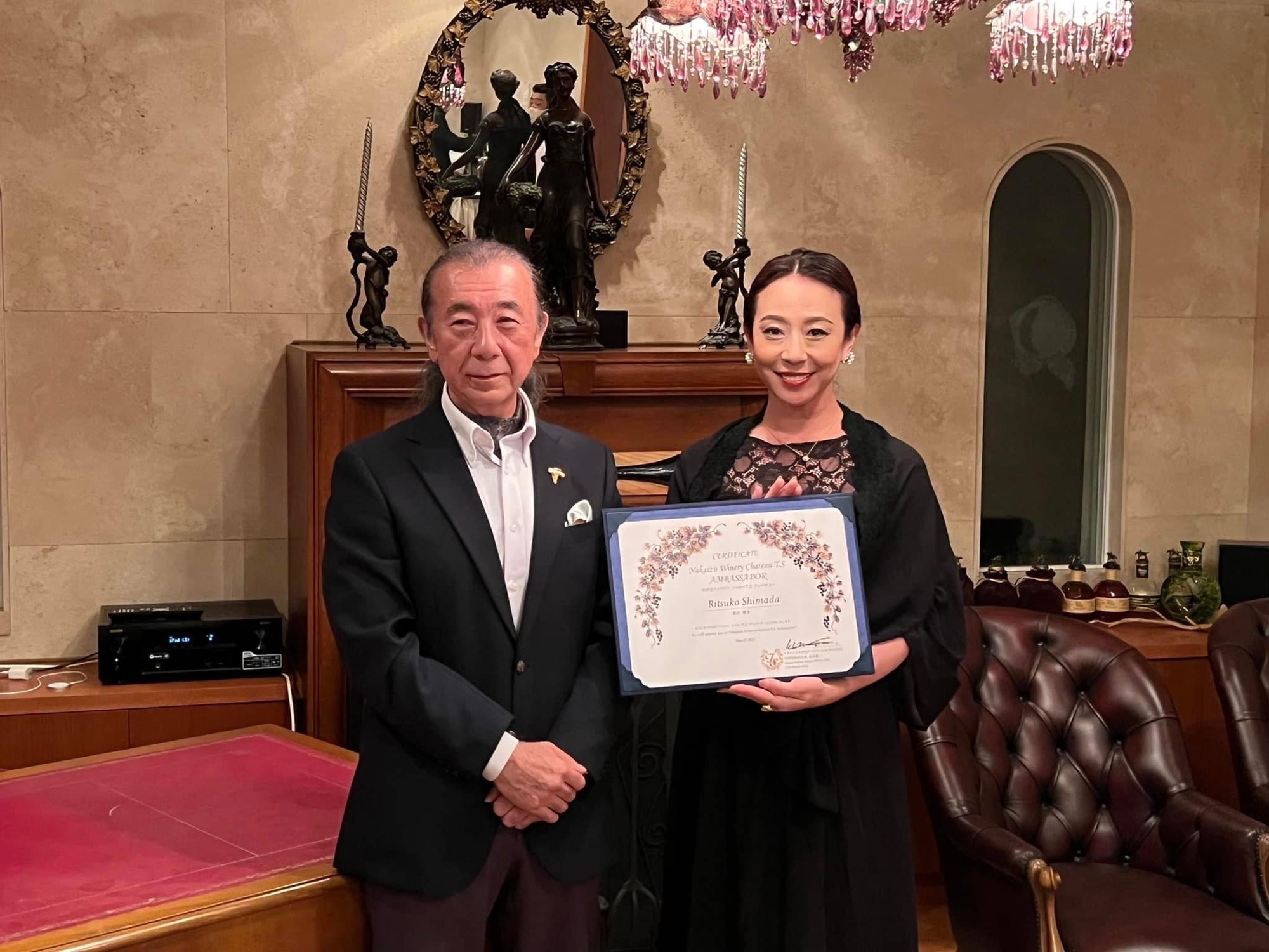 ☆中伊豆ワイナリーヒルズ「シャトーT.Sアンバサダー」に就任致しまし